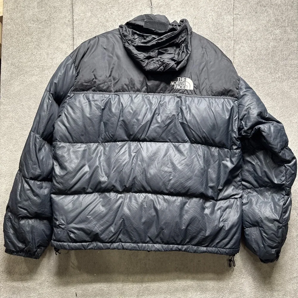 Vtg‎ 90s The North Face Jacket Mens L Blue TNF Nuptse NF002YO Puffer 700 Down